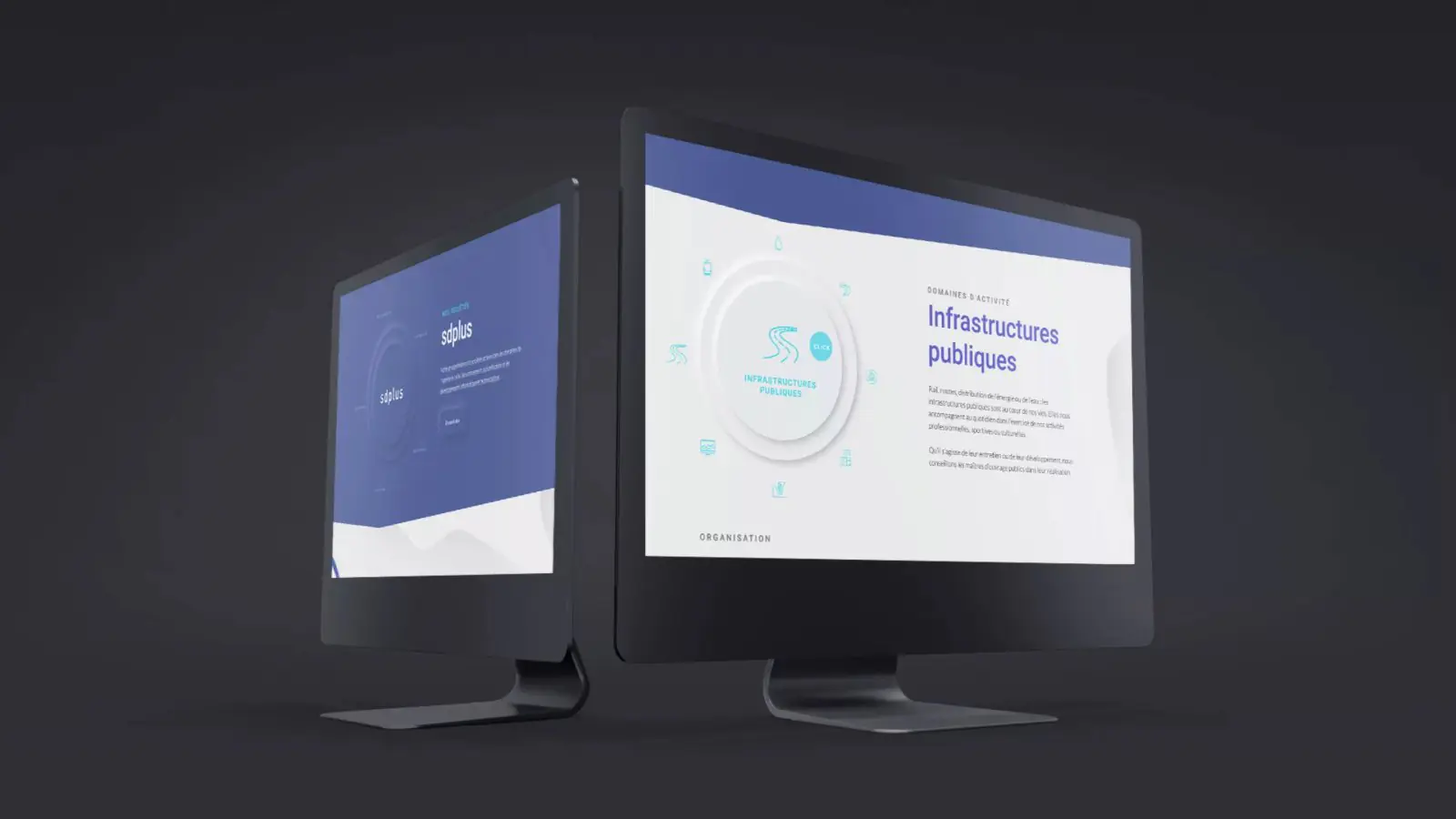 Site web sdplus réalisé par Diabolo Design