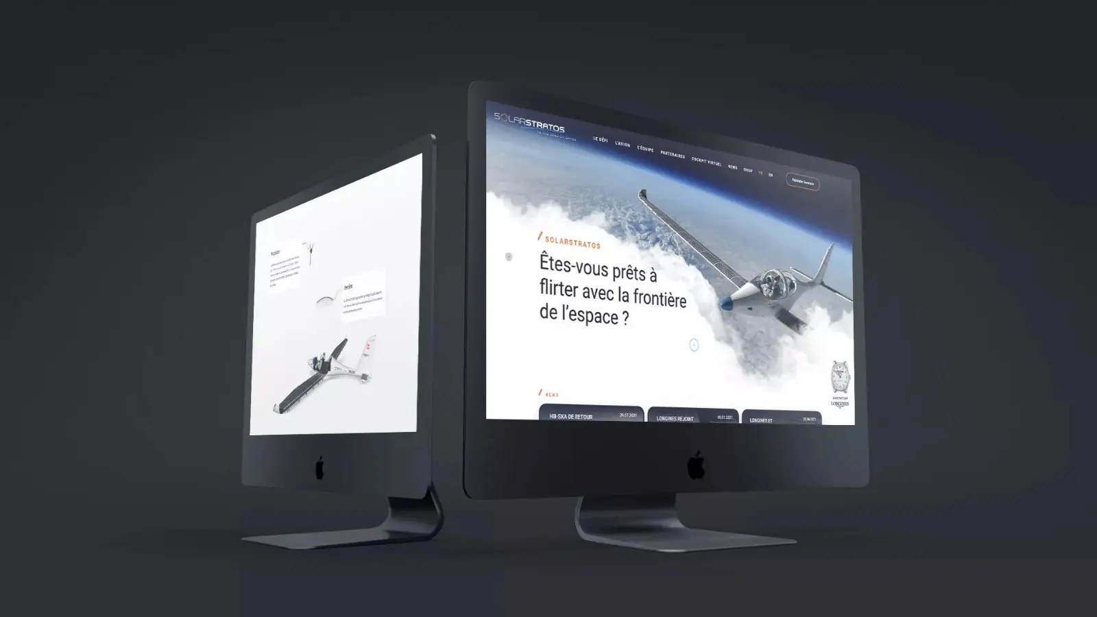 Site web Solarstratos réalisé par Diabolo Design